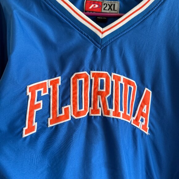 🥳HP🥳 Florida Gators ProPlayer Vintage Long sleeve WindBreaker 2XL Football NCAA - Picture 5 of 15